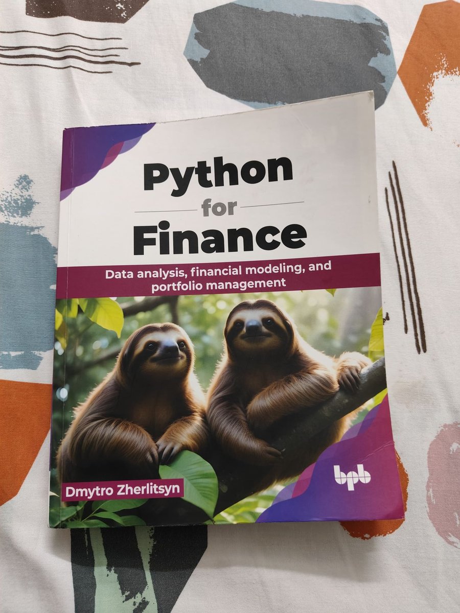 Python for Finance by Dmytro Zherlitsyn, published by BPB Publications